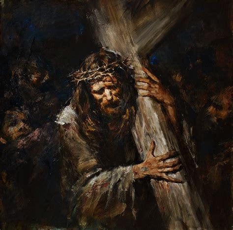 Passion of theChrist (triptych) | Jesus christ art, Jesus painting ...