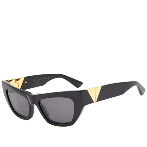 Bottega Veneta Eyewear Women S Bv S Sunglasses In Black Grey Bottega