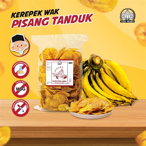 KEREPEK PISANG TANDUK WAK PREMIUM 500gm Shopee Malaysia