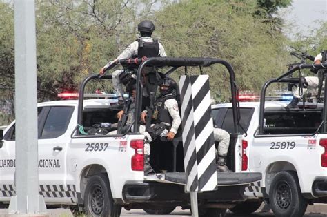 Ante Ola De Violencia Ejército Y Guardia Nacional Refuerzan Seguridad