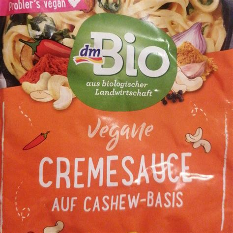 Vegane Cremesauce Auf Cashew Basis Dmbio Kalorie Kj A Nutri N