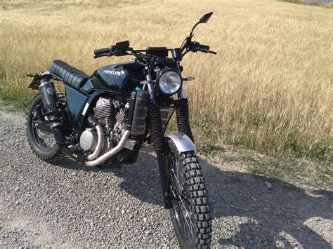 Scrambalp Project Completed Honda Transalp Scrambler V By Fm Garage