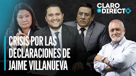 Crisis por las declaraciones de el filósofo Jaime Villanueva Claro