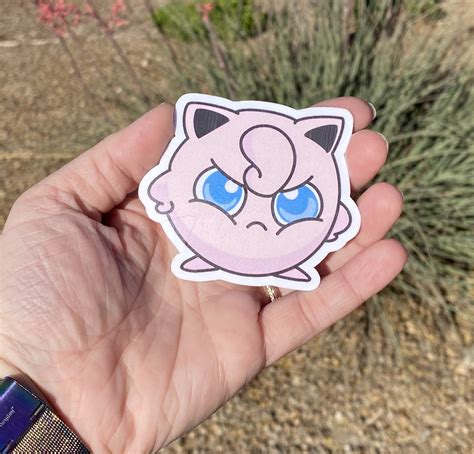 Angry Jigglypuff Sticker | Etsy