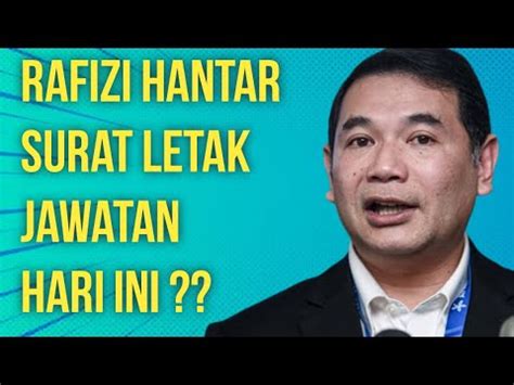 Tak Tahan Dikecam RAFIZI LETAK JAWATAN YouTube