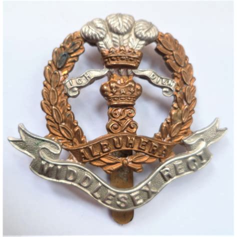 Ww1 Middlesex Regiment Cap Badge