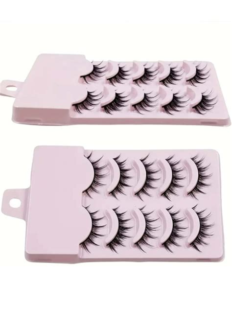 Paires De Faux Cils Style Manga Maquillage Japonais Pour Un Regard