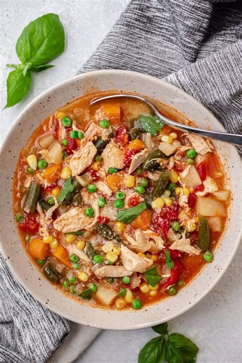 Easy Chicken Vegetable Soup Real Food Whole Life