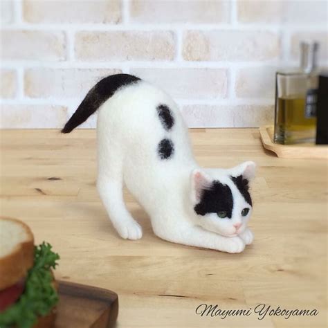 This Japanese Artist Creates Realistic Cats With Needle Felting And Here’s The Result 27 Pics