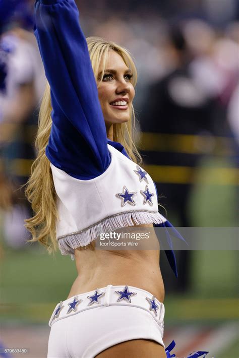 The Dallas Cowboys Cheerleaders Perform During The Nfl Football Game