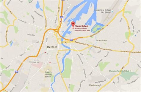 Where is Titanic on map Belfast