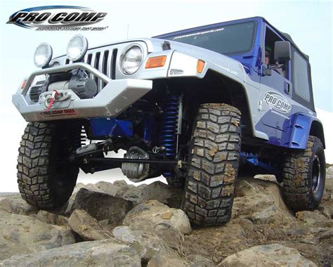 Pro Comp Suspension 97 02 Jeep TJ Long Arm Kit Off Road