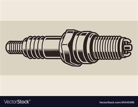 Spark plug Royalty Free Vector Image - VectorStock