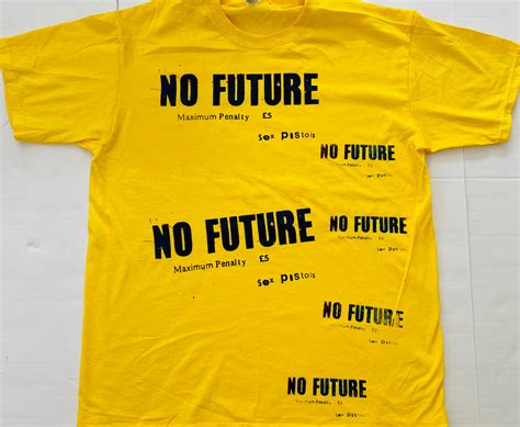 Punk T Shirt No Future Sex Pistols Multi Prints Anarchy Etsy