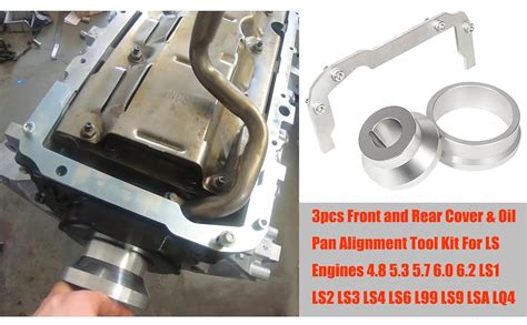 Ls Front Rear Cover Alignment Tool Oil Pan Alignment Tool Kit Billet