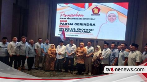 Gerindra Resmi Usung Khofifah Di Pilgub Jatim Tetap Lirik Emil