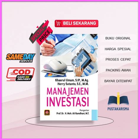 Jual Buku Manajemen Investasi Penulis Khaerul Umam Herry Susanto Moh Ali Ramdhani Penerbit