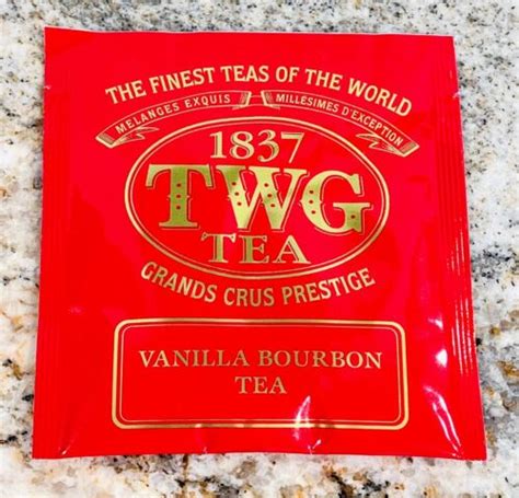 Buy 15x 1837 TWG TEA Grands Crus Prestige Vanilla Bourbon Silk Tea Bags