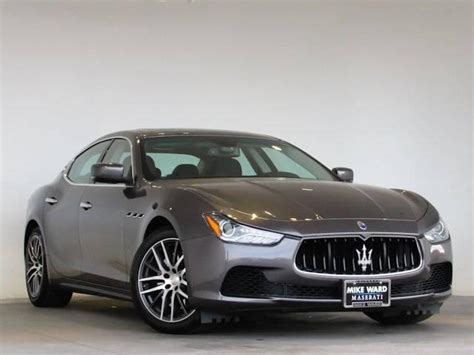 2016 Maserati Ghibli S Q4 Preowned For Sale At Mike Ward Maserati