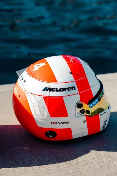 Lando Norris Helmet For 2023 Monaco Grand Prix Rformula1