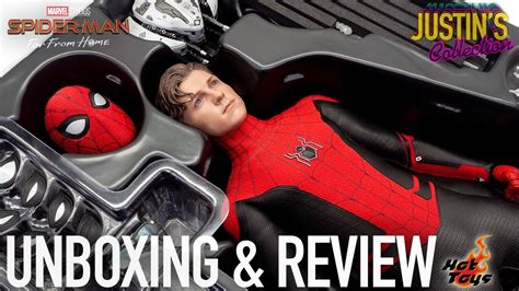 Hot Toys Spider Man Upgraded Suit Far From Home Unboxing Review Youtube