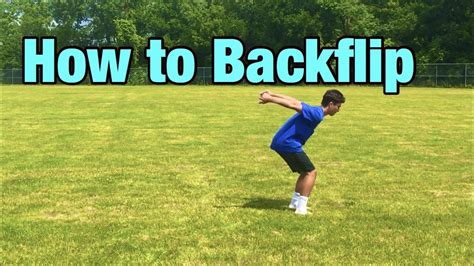 How To Backflip On Ground In Depth Tutorial Youtube