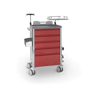 Carrinho Hospitalar Cr Jms Healthcare Furniture Para Uso