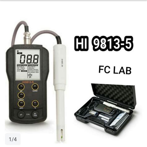 Jual HANNA HI9813 5 PH EC TDS C Portable Meter Hanna HI 9813 5