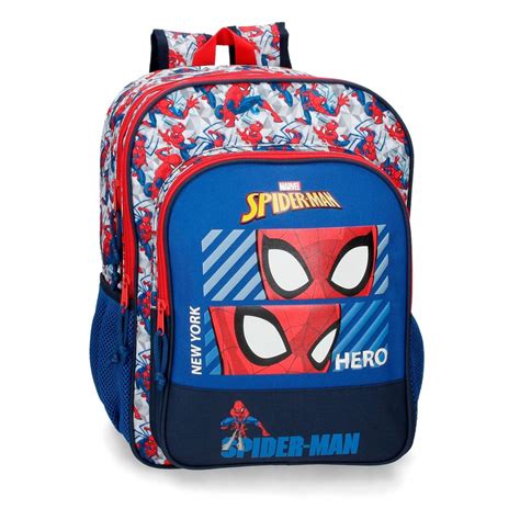 Mochila Escolar Adap Trolley Cm Spiderman Hero Loja Da Crian A