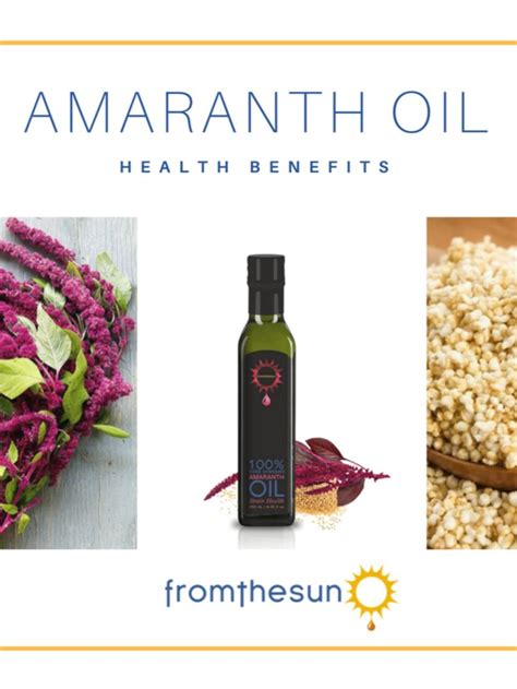 Amaranth Oil Health Benefits Amaranth Amaranth Grain Oils