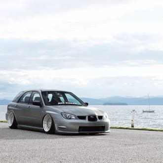 Subaru Wrx Station Wagon Sporting Gold Custom Painted Rims By Rotiform