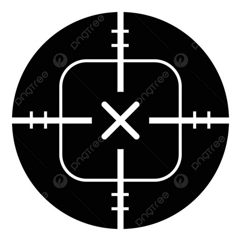 Aim Vector Art Png Sport Aim Icon Simple Vector Game Logo Optical