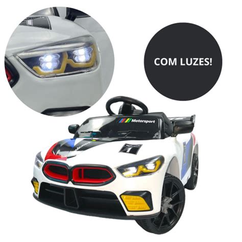 Mini Carro El Trico Infantil Bmw V Controle Remoto Led Em Promo O