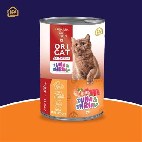 Jual Makanan Kucing Basah Premium Ori Cat Kaleng Adult Junior Oricat