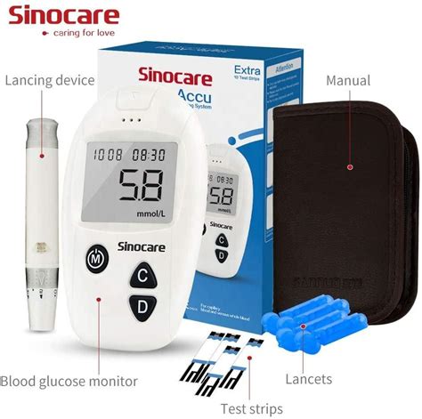 Sincoare Oem Service Blood Glucose Meter Blood Sugar Test Strips