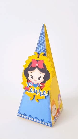 Caixa Piramide Branca De Neve Cute No Elo7 Jardim Pomar