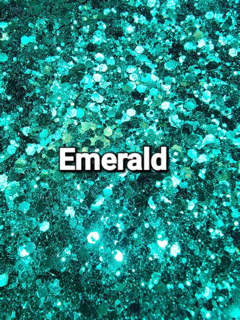 Emerald Emerald Green Chunky Glitter Mix Polyester Glitter - Etsy