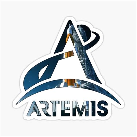 "Artemis New NASA Logo" Sticker for Sale by ArcaneDesign23 | Redbubble