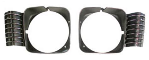 Bezels 69 72 Nova Headlight Repro Pair