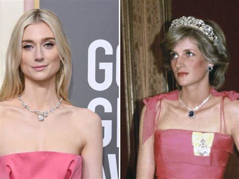 Le clin doeil dElizabeth Debicki à Diana dans sa robe Dior aux