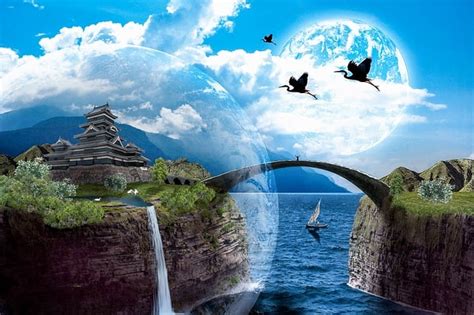 Download Dream Landscape Fantasy Royalty-Free Stock Illustration Image ...