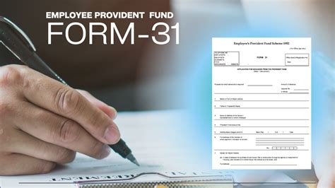 Employee Provident Fund Form 31 Covering Taxes