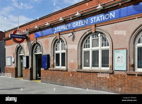 Victorian Facade And Pavement Entrance To Stepney Green London