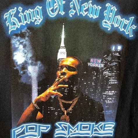 Item Pop Smoke King Of New York T Shirt Size Depop