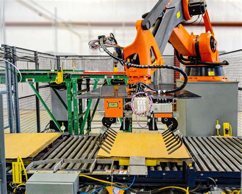 High Speed Robotic Bag Palletizing System Case Study Mesh Automation