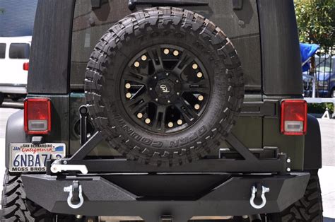 Dv Offroad Rear Bumper With Tire Carrier For Jeep Wrangler Jk