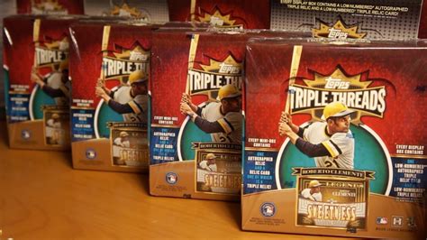 Topps Triple Threads Case Boxes Booklet Youtube