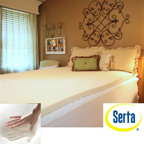 Serta Cool Memory Foam 2 Inch Mattress Topper Free Shipping Today