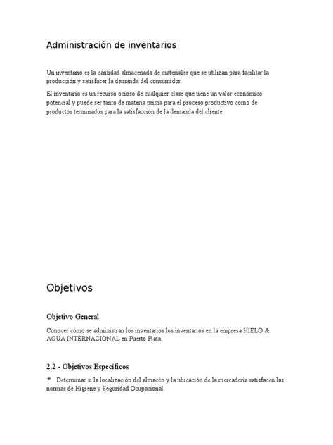 Pdf La Administraci N De Inventarios Produccion Dokumen Tips