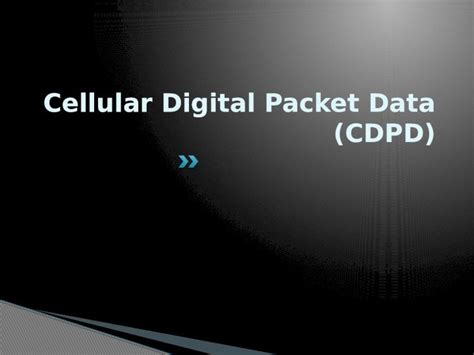 Pptx Cellular Digital Packet Data Cdpd Dokumen Tips